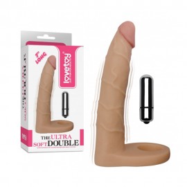 ANEL COMPANHEIRO SILICONE, VIBRO - LOVETOY 17 CM