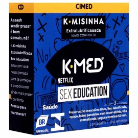PRESERVATIVO K MED K-MISINHA SEX EDUCATION 03 UN