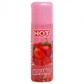 GEL LUBS HOT COMESTIVEL 15ML MORANGO